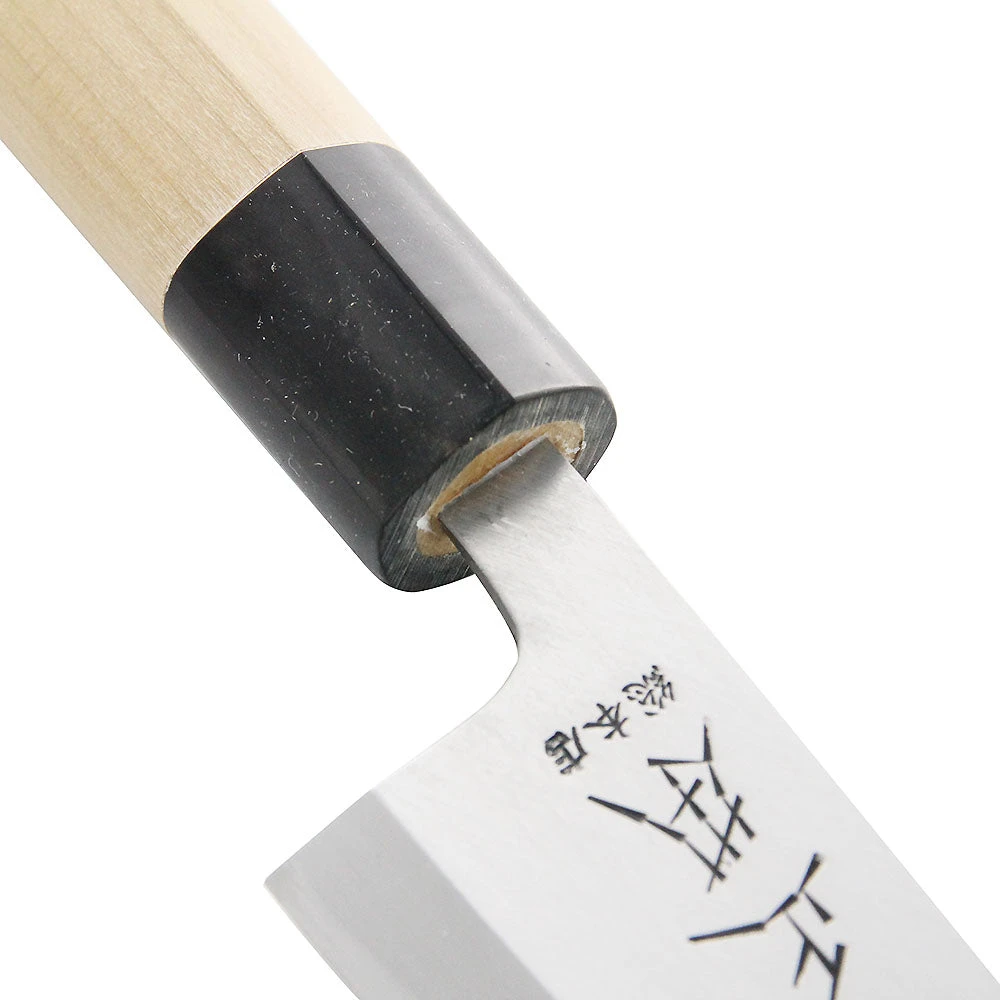 Masamoto Hongasumi Gyokuhaku Steel Mioroshi Deba Knife 4 Masamoto Hongasumi Gyokuhaku Steel Mioroshi Deba Knife - Image 4