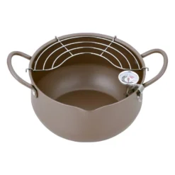 Hirosho Kiwami Induction Iron Tempura Pan With Thermometer