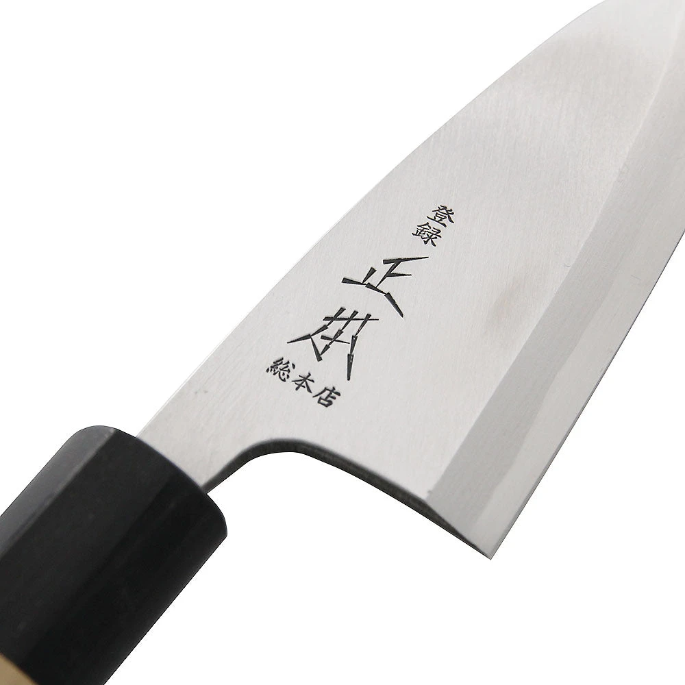 Masamoto Hongasumi Gyokuhaku Steel Deba Knife 3 Masamoto Hongasumi Gyokuhaku Steel Deba Knife - Image 3