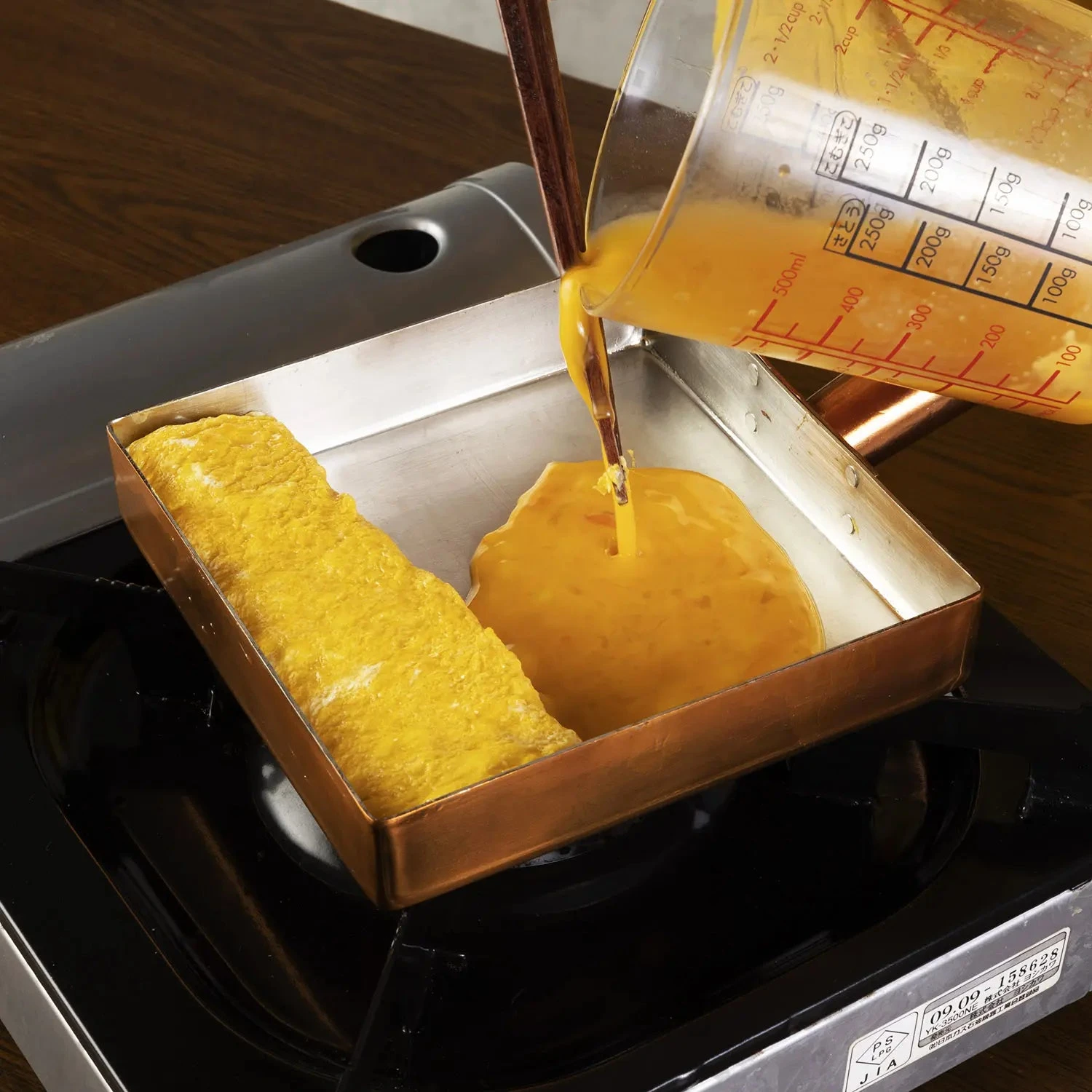 EBM Copper Tamagoyaki Square Omelette Pan - Kanto Style 5 EBM Copper Tamagoyaki Square Omelette Pan - Kanto Style - Image 5
