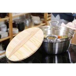 EBM Gyoza Pan Wooden Lid -Kitchenware Sales Shop EBMGyozaPanWoodenLid 3