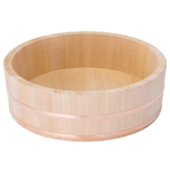 EBM Sawara Cypress Hangiri Wooden Sushi Rice Mixing Bowl