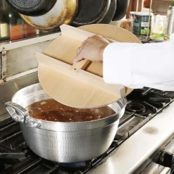 EBM Sawara Cypress Wooden H Shaped Lid -Kitchenware Sales Shop EBMSawaraCypressWoodenHShapedLid 3
