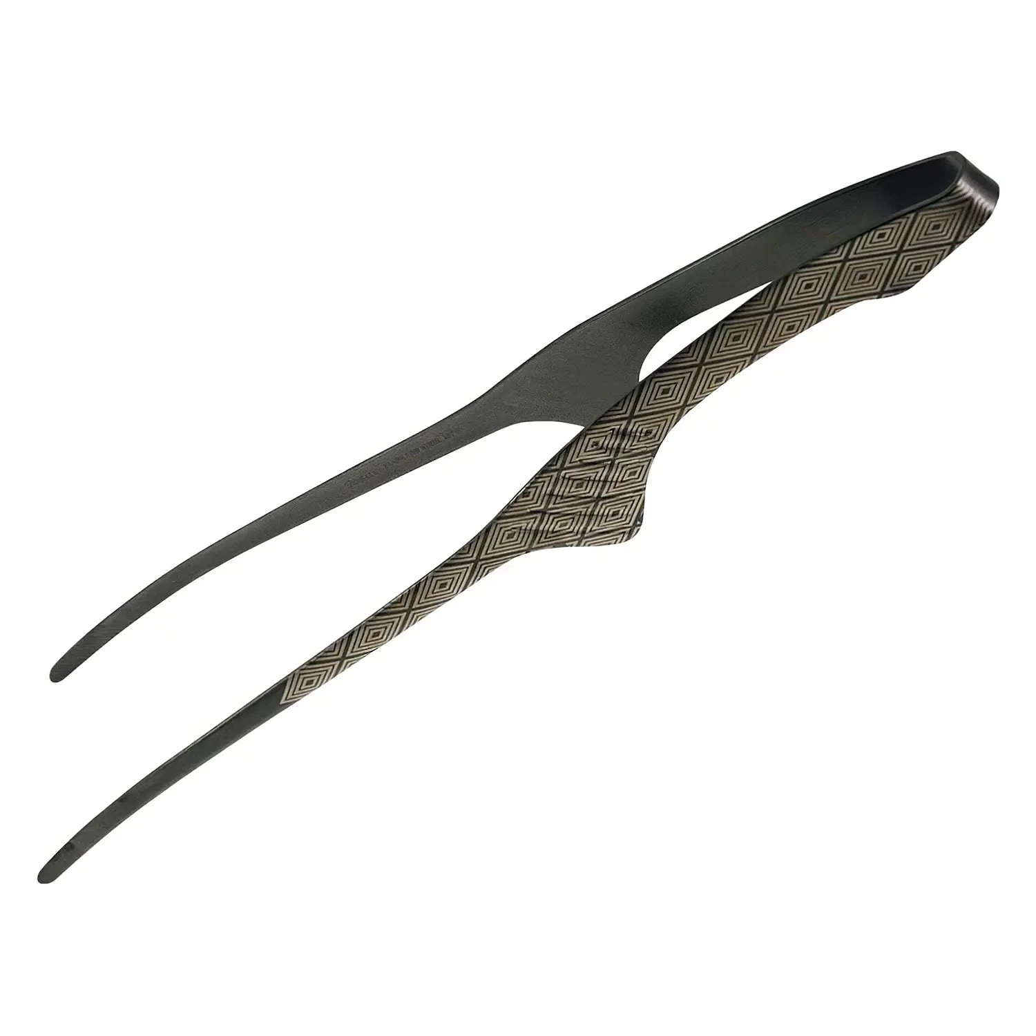 EBM Stainless Steel Clever Chopstick Tongs Black 1 EBM Stainless Steel Clever Chopstick Tongs Black