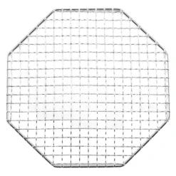 EBM Stainless Steel Octagonal Barbecue Grill Mesh 22 X 9.5cm