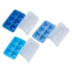 EBiSU Polypropylene Ice Tray 3 Trays 6 Pcs Each
