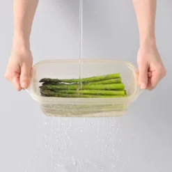 EBiSU Polypropylene Square Microwave Steamer For Vegetables -Kitchenware Sales Shop EbisuPolypropyleneMicrowaveSafeSquareStorageContainerforSteamingVegetablesPS G63 3