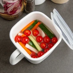 FUJIHORO Enamel Miso Food Container 8 FUJIHORO Enamel Miso Food Container -Kitchenware Sales Shop FUJIHOROEnamelMisoFoodContainerN KP 5