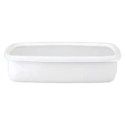 FUJIHORO Konte Enamel Shallow Food Container -Kitchenware Sales Shop FUJIHOROKonteEnamelShallowFoodContainerKE S AB 14