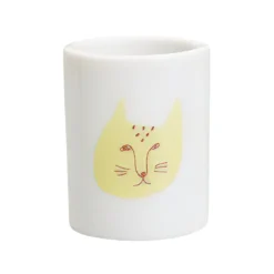 HAREKUTANI Porcelain Cat Toothbrush Stand -Kitchenware Sales Shop HAREKUTANIPorcelainCatToothbrushStand 2