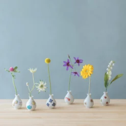 HAREKUTANI Porcelain Single-flower Vase -Kitchenware Sales Shop HAREKUTANIPorcelainSingle flowerVaseHR 178 1