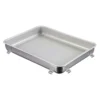 Ikeda Stainless Steel Antibacterial Fluororesin-coated Stackable Tray For Perishables