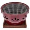 Ikenaga Aluminium Brown Charcoal Konro Grill