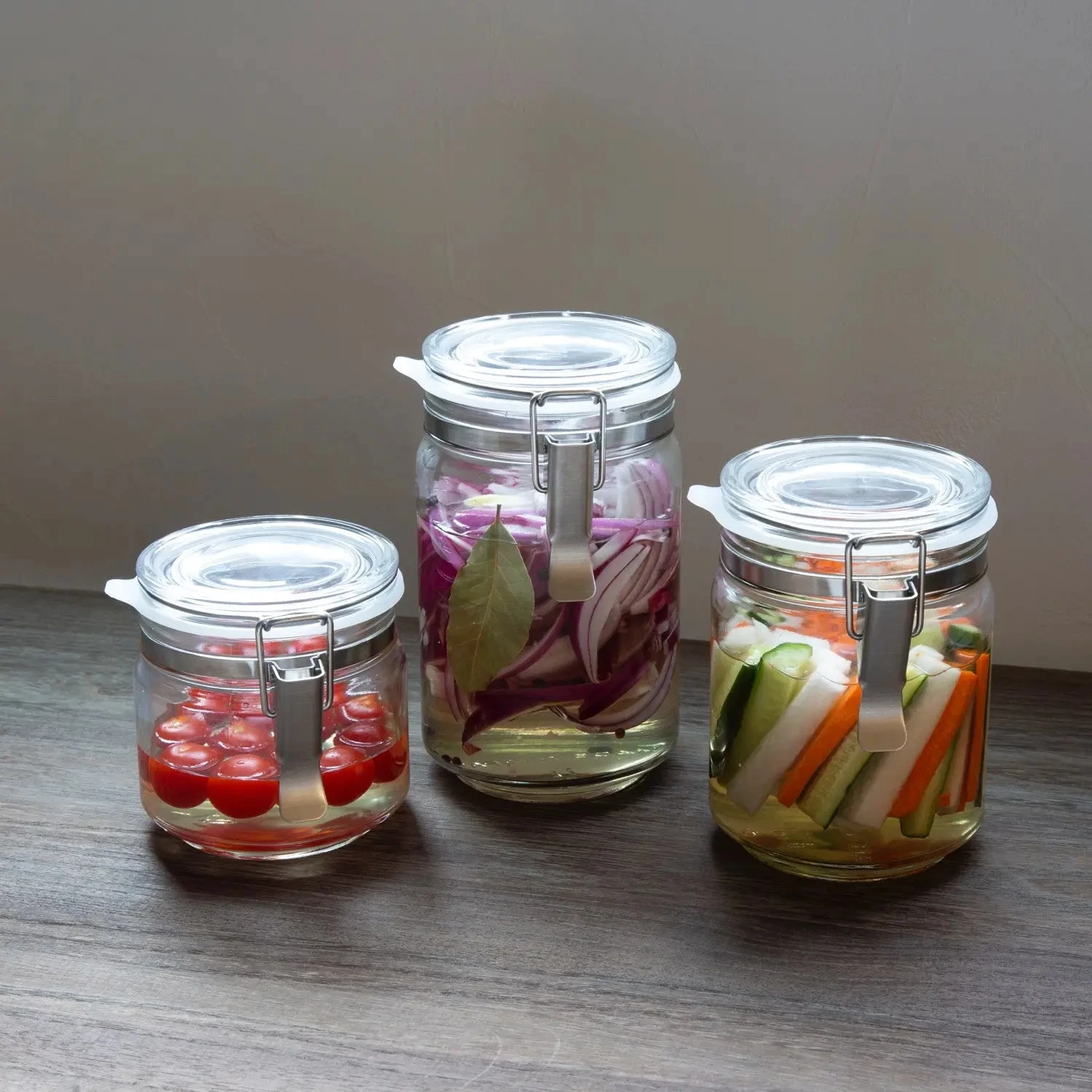 Ishizuka Glass Soda Glass Antibacterial Sealed Storage Jar 4 Ishizuka Glass Soda Glass Antibacterial Sealed Storage Jar - Image 4