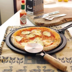 Iwachu Induction Cast-Iron Pizza Pan With Removable Handle -Kitchenware Sales Shop IwachuInductionCast IronPizzaPanwithRemovableHandle 9