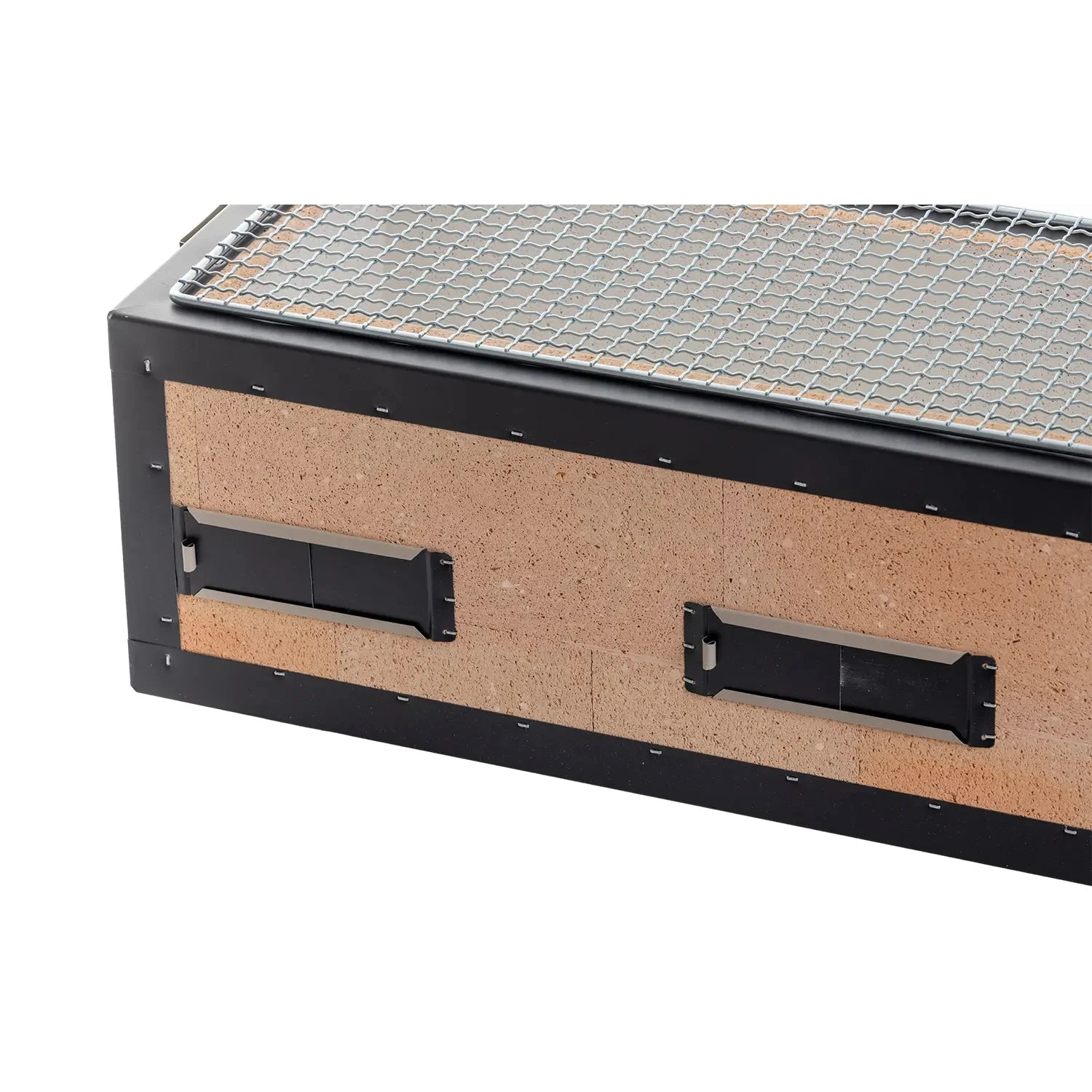 Kaginushi Charcoal Konro Grill With Mesh Net - Medium 3 Kaginushi Charcoal Konro Grill With Mesh Net - Medium - Image 3