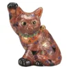 Kutani Ware Porcelain Maneki Neko Figurine 5.5-Go