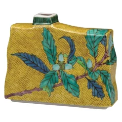 Kutani Ware Porcelain Single-flower Vase Nuts