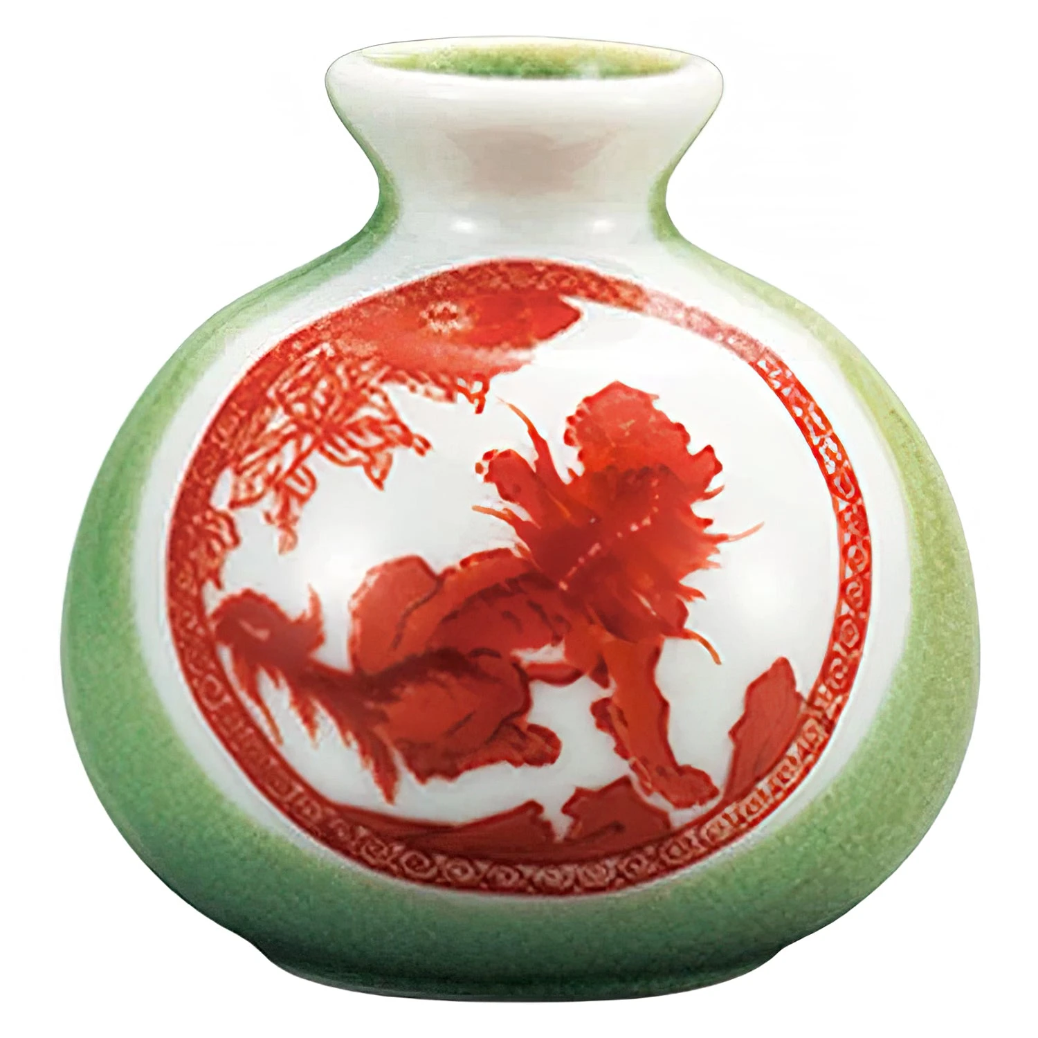 Kutani Ware Porcelain Single-flower Vase Iidaya 1 Kutani Ware Porcelain Single-flower Vase Iidaya