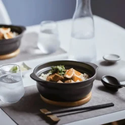 M.STYLE Karl Ceramic Induction Donabe Casserole -Kitchenware Sales Shop M.STYLEKarlCeramicInductionDonabeCasseroleKAL0208BE 10