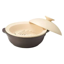 M.STYLE Karl Ceramic Induction Donabe Casserole And Steamer Insert -Kitchenware Sales Shop M.STYLEKarlCeramicInductionDonabeCasseroleandSteamerInsertKAL0208BE KAL0218BE 5