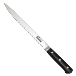 Masahiro Molybdenum Vanadium Stainless Steel Serrated Slicing Knife