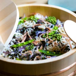 Miyabi Urushi Hangiri Sawara Wooden Rice Mixing Bowl With Lid -Kitchenware Sales Shop MiyabiUrushiHangiriSawaraWoodenRiceMixingBowlwithLid 2 a695fdf3 fb34 4308 b88b 7403d409d7a3