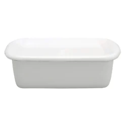 Noda Horo White Series Enamel Rectangle Deep Food Containers With Enamel Lid -Kitchenware Sales Shop NodaHoroWhiteSeriesEnamelRectangleDeepFoodContainerswithEnamelLid 3