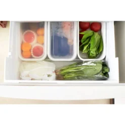 Noda Horo White Series Enamel Rectangle Shallow Food Containers With Lid -Kitchenware Sales Shop NodaHoroWhiteSeriesEnamelRectangleShallowFoodContainerswithLid 5