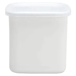 Noda Horo White Series Enamel Square Food Containers With Lid -Kitchenware Sales Shop NodaHoroWhiteSeriesEnamelSquareFoodContainerswithLid 3