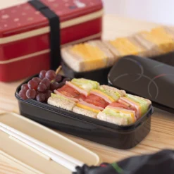 OSK Tsukihana 2-Tier Nestable Bento Lunch Box With Chopsticks & Lunch Bag Set -Kitchenware Sales Shop OSKTsukihana2 TieredNestableBentoLunchBoxwithChopsticks LunchBagSet 1 4d06c42e 50d6 456d 876e 404a6cd63290