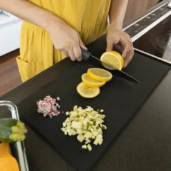 Parker Asahi Cookin' Cut Synthetic Rubber Antibacterial Cutting Board Black -Kitchenware Sales Shop ParkerAsahiCookin CutSyntheticRubberAntibacterialCuttingBoardBlack 5