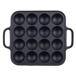Seieido Cast Iron 16-Ball Takoyaki Pan