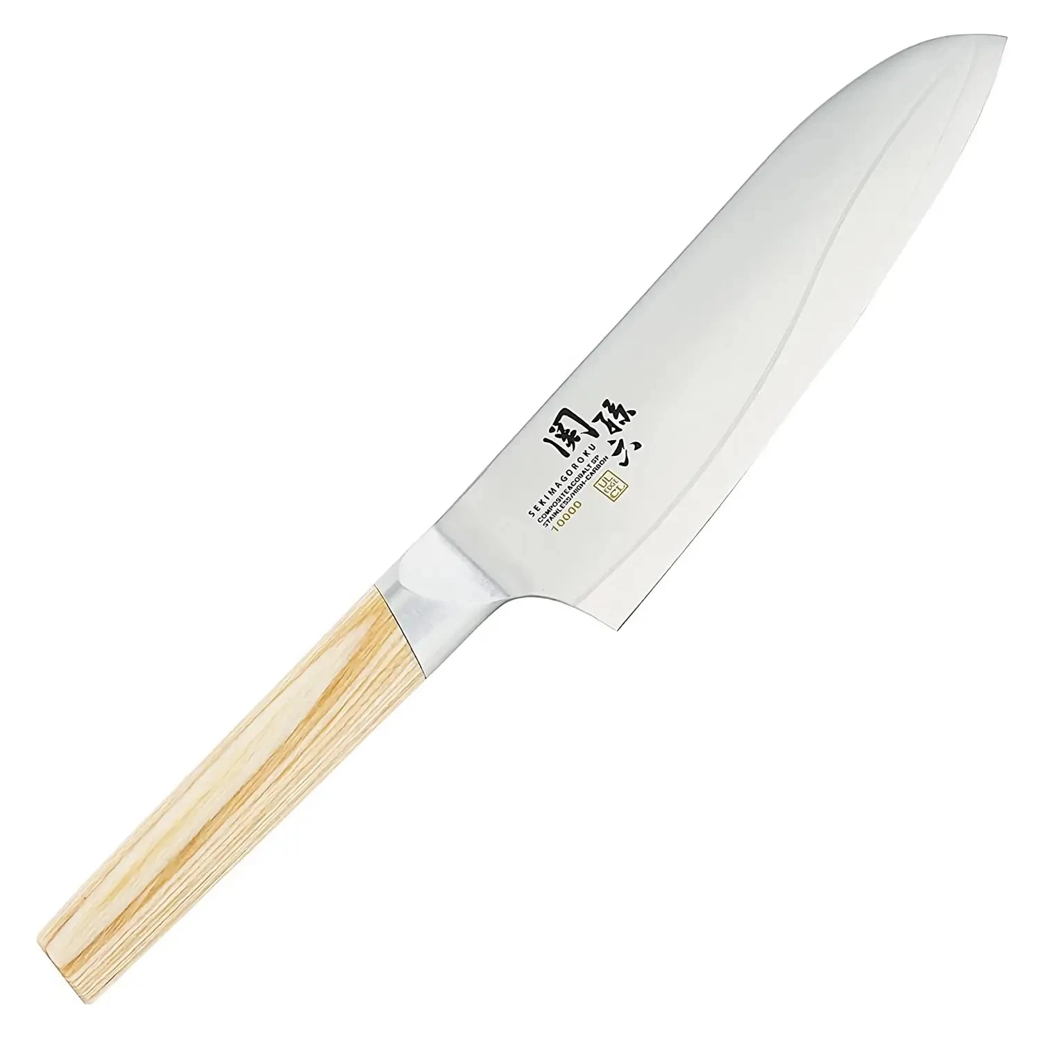 Kai Seki Magoroku 10000CL Stainless Steel Santoku Knife 2 Kai Seki Magoroku 10000CL Stainless Steel Santoku Knife - Image 2