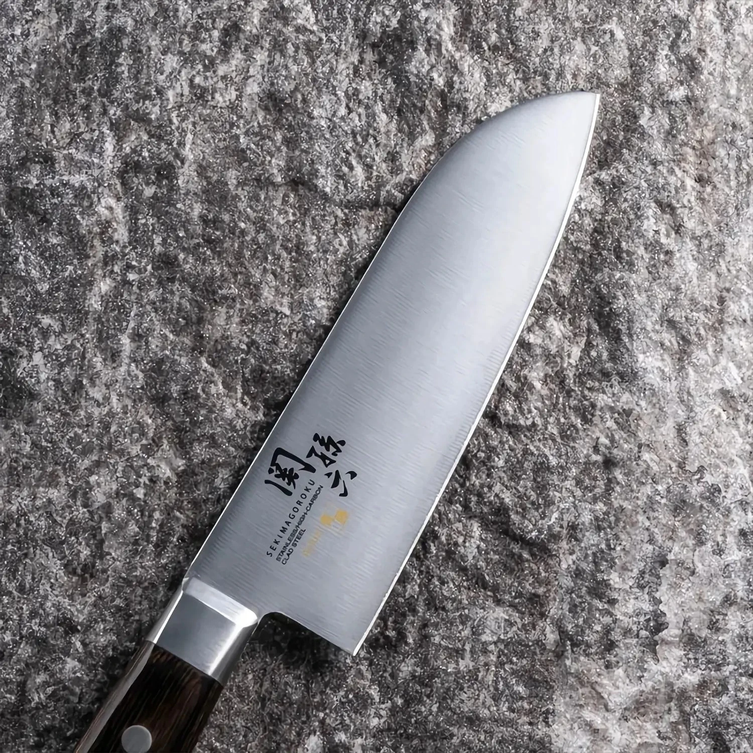 Kai Seki Magoroku Aofuji Stainless Steel Santoku Knife 3 Kai Seki Magoroku Aofuji Stainless Steel Santoku Knife - Image 3