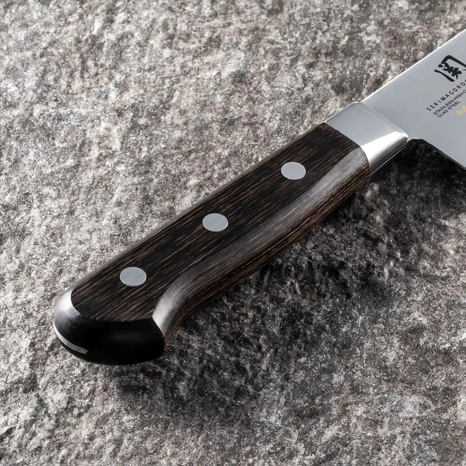 Kai Seki Magoroku Aofuji Stainless Steel Santoku Knife 5 Kai Seki Magoroku Aofuji Stainless Steel Santoku Knife - Image 5