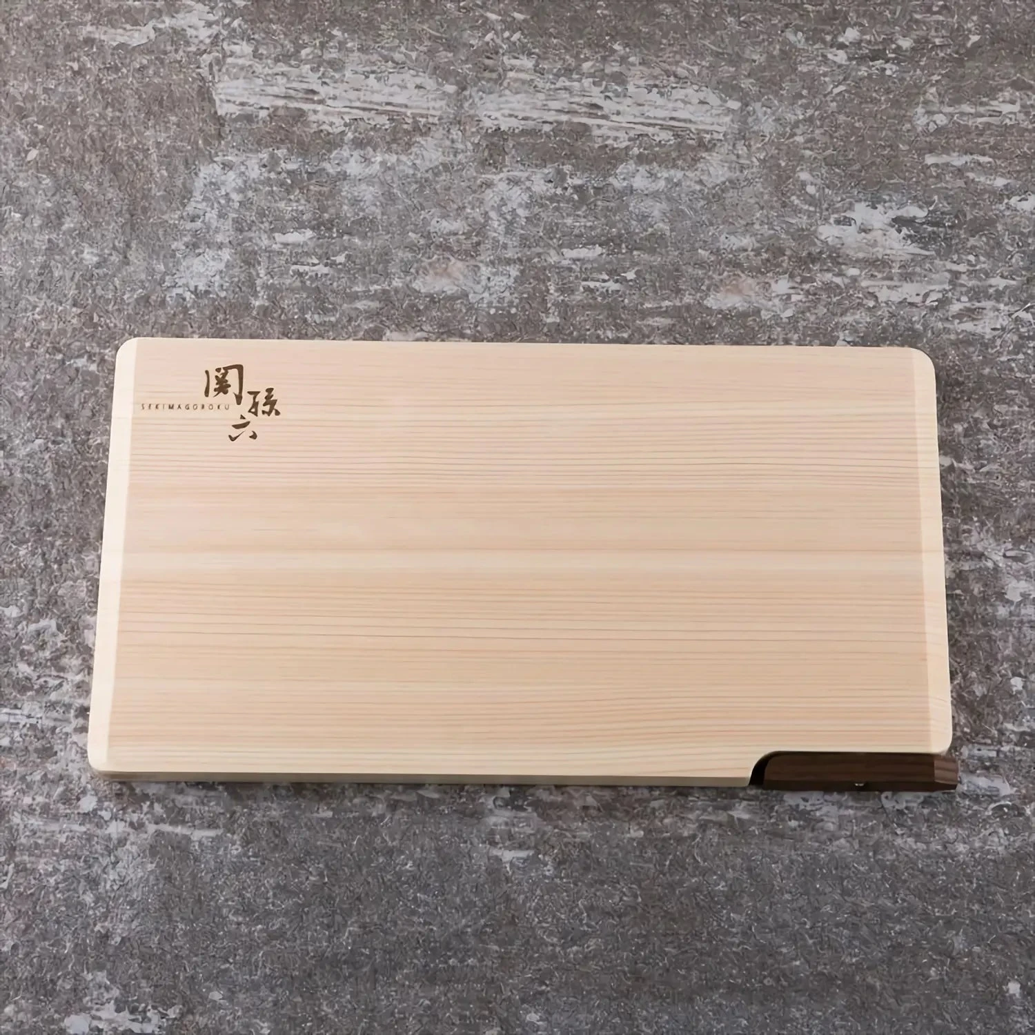 Kai Seki Magoroku Hinoki Cypress Wood Cutting Board With Stand 4 Kai Seki Magoroku Hinoki Cypress Wood Cutting Board With Stand - Image 4