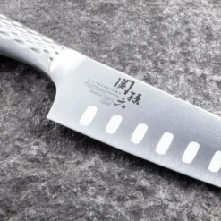 Kai Seki Magoroku Shousou Stainless Steel Dimple Hollow Edge Santoku Knife -Kitchenware Sales Shop SekiMagorokuShousouStainlessSteelDimpleHollowEdgeSantokuKnifeAB5157 3