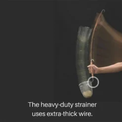 Three Snow Stainless Steel Deep Ramen Tebo Noodle Strainer Round Base -Kitchenware Sales Shop Shin EtsuStainlessSteelRamenTeboHeavy DutyDeepNoodleStrainer 6