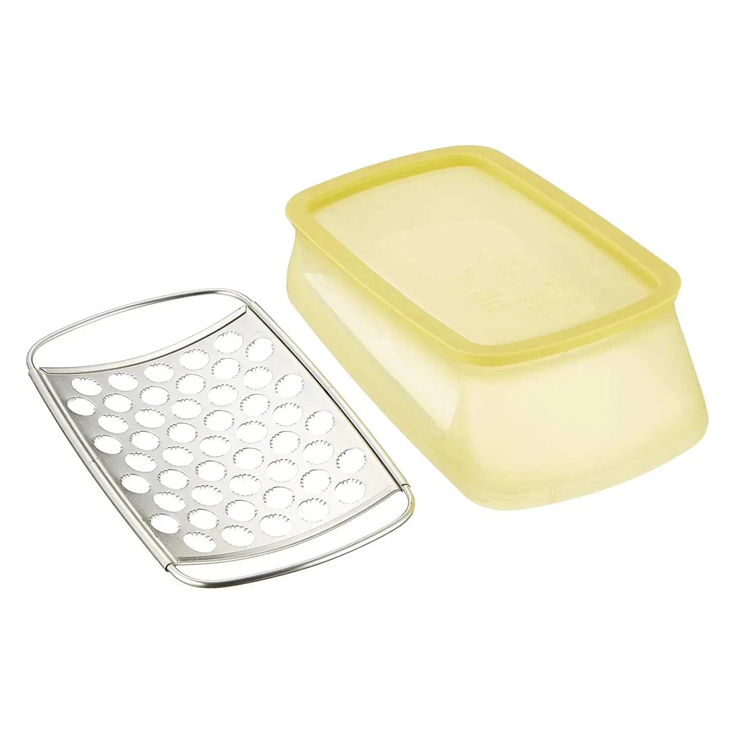Shinkousha Stainless Steel Grater With Container 3 Shinkousha Stainless Steel Grater With Container - Image 3