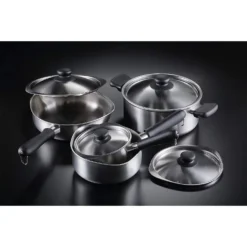 Sori Yanagi 3-Ply Stainless Steel Induction Saucepan -Kitchenware Sales Shop SoriYanagi3 PlyStainlessSteelInductionSaucepan 5