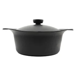 Sori Yanagi Cast Iron Induction Deep Casserole 22cm With Lid & Fork -Kitchenware Sales Shop SoriYanagiCastIronInductionDeepCasserole22cmwithLid Fork 3