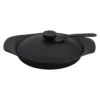 Sori Yanagi Cast Iron Induction Oil Pan Griddle 22cm With Lid & Fork