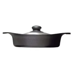 Sori Yanagi Cast Iron Induction Shallow Casserole 22cm With Stainless Steel Lid -Kitchenware Sales Shop SoriYanagiCastIronInductionShallowCasserole22cmwithStainlessSteelLid 3