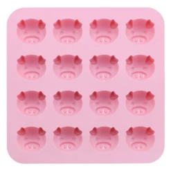 SUNCRAFT Silicone Rubber Piglet Chocolate Mold