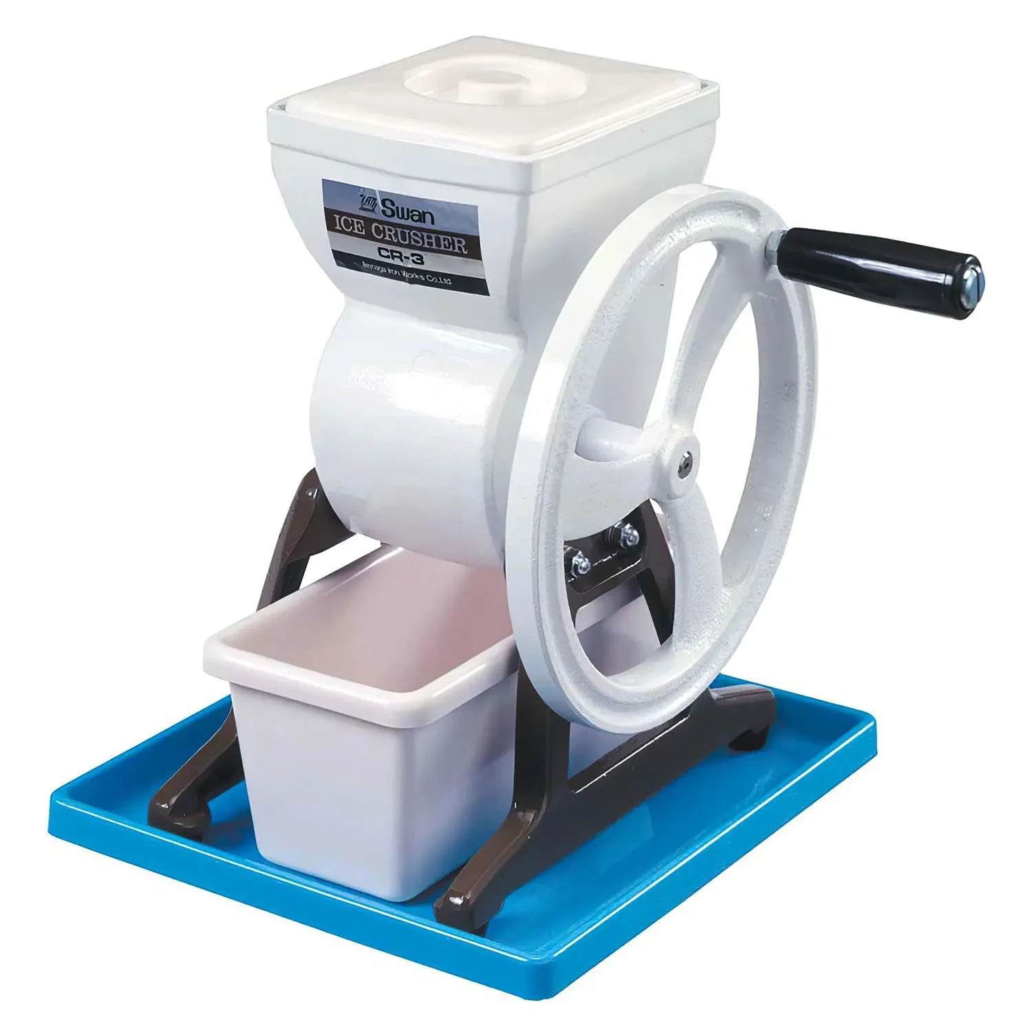 Swan Aluminium Manual Ice Crusher White 1 Swan Aluminium Manual Ice Crusher White