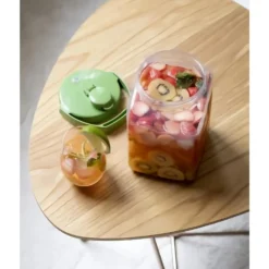 TAKEYA Polyethylene Terephthalate Sealed Square Fruit Liquor Bottle -Kitchenware Sales Shop TAKEYAPolyethyleneTerephthalateSealedSquareFruitLiquorBottle524455 5