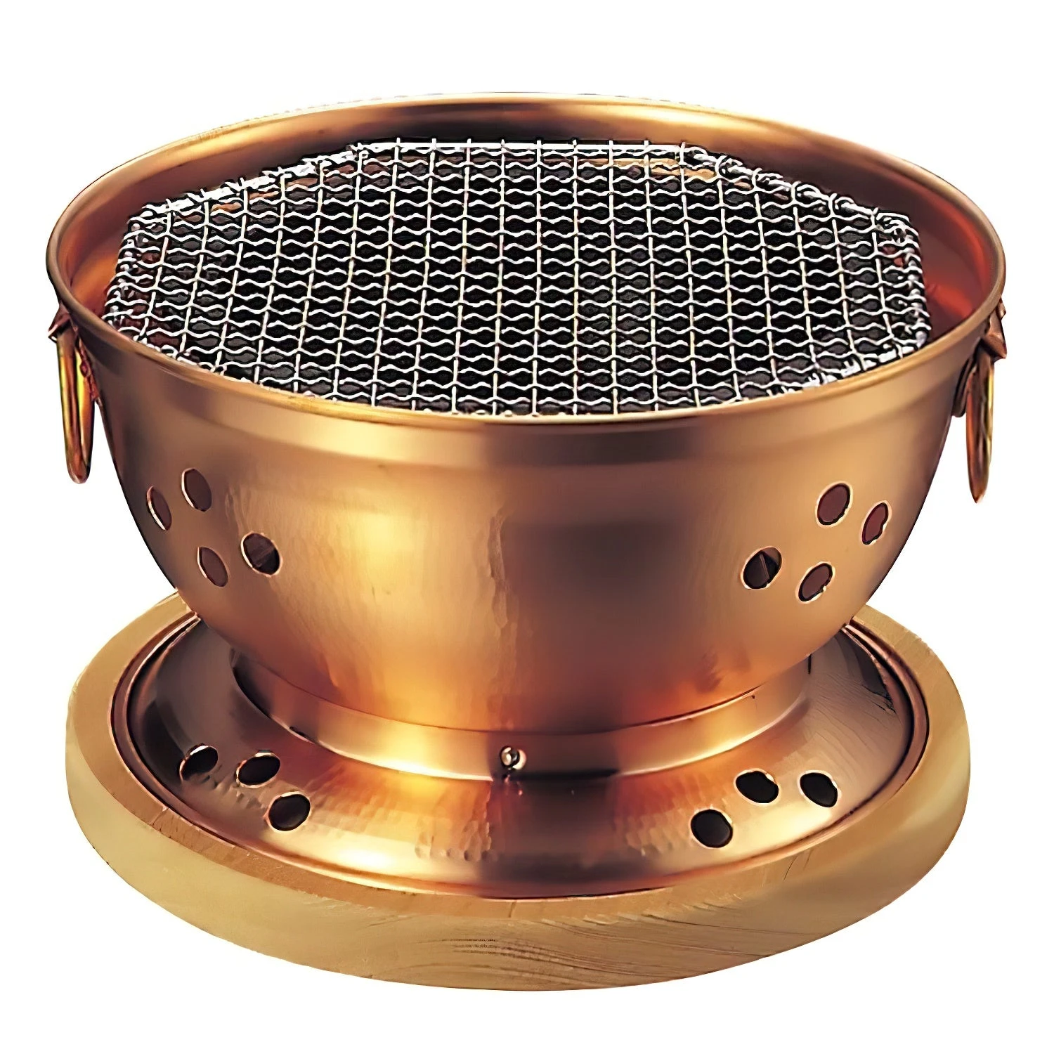 Teruhime Copper Charcoal Konro Grill 1 Teruhime Copper Charcoal Konro Grill