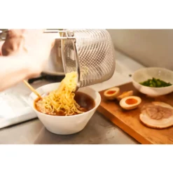 Three Snow Stainless Steel Ramen Tebo Noodle Strainer For Household Use 15 Three Snow Stainless Steel Ramen Tebo Noodle Strainer For Household Use -Kitchenware Sales Shop ThreeSnowStainlessSteelRamenTeboNoodleStrainerforHouseholdUse 4
