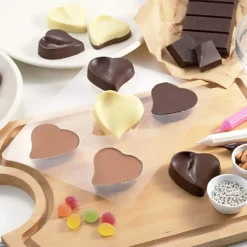 TIGERCROWN PET Resin Curvy Heart Chocolate Mold -Kitchenware Sales Shop TigercrownPETResinCurvyHeartChocolateMold 2